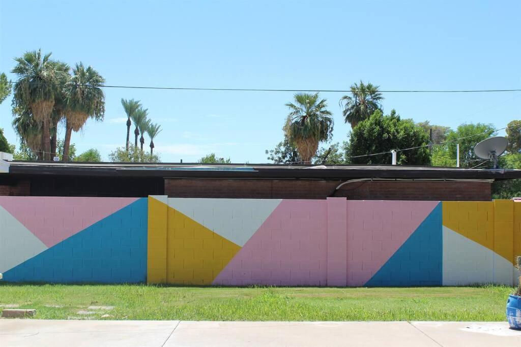 Newly Remodeled Midcentury Pink Flamingo Casa Villa Phoenix Exterior foto